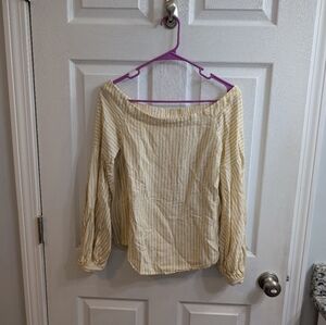 Anthropologie Maeve Clotille Off The Shoulder Blouse - Size 0 L20xW18